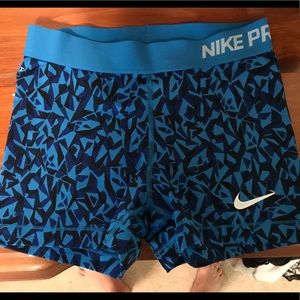 Nike pro compression shorts